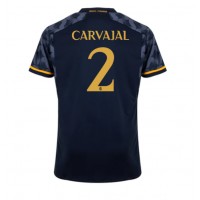 Real Madrid Daniel Carvajal #2 Bortedrakt 2023-24 Kortermet